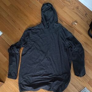 Men's Charcoal Hooded Jacket